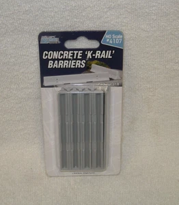 New BLMA Models HO #4107 Concrete K-Rail Barriers 8 Pack - Picture 1 of 2