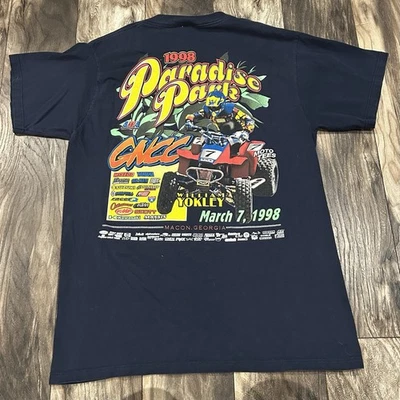 复古 1998 Paradise Park Gncc William Yokley 大号 蓝色 — 第 1/4 张图片