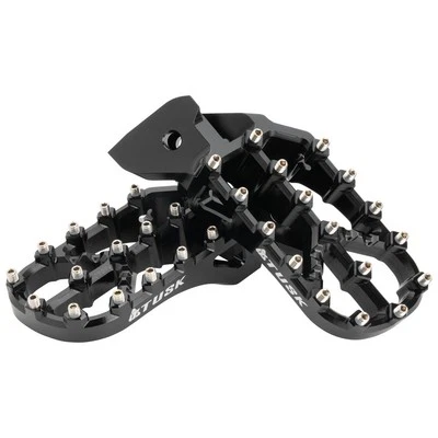 Tusk Edge Billet Adventure Foot Pegs Black Compatible with BMW R1300GS - Image 1 of 4