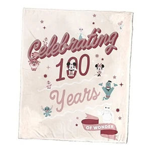 Disney 100 Silk Touch Throw Blanket 50" x 60" Celebrate Wonder - Picture 1 of 7