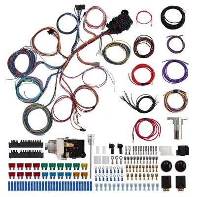 22 Circuit Wiring Harness Wire Kit Fit For 1960-1986 Chevy GMC Pickup Truck Set - Image 1 of 4