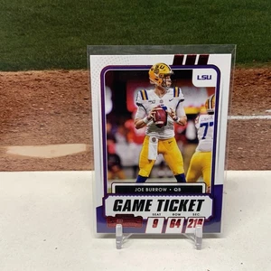 2021 Panini Contenders Draft Game Ticket Red Foil  #18 Joe Burrow LSU Tigers - Picture 1 of 2