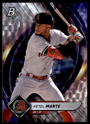 2022 Bowman Platinum #55 Ketel Marte Ice Foilboard - Image 1 of 2
