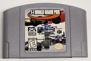 Cartucho de juego auténtico F-1 World Grand Prix (Nintendo 64, 1998) N64 probado - Imagen 1 de 7