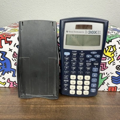Texas Instruments TI-30X IIS Scientific Calculator w/ Cover – Tested - Image 1 of 4