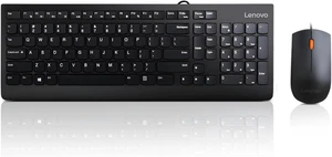 300 USB Combo, Full-Size Wired Keyboard & Mouse, Ergonomic, Left or Right Hand M - Picture 1 of 13