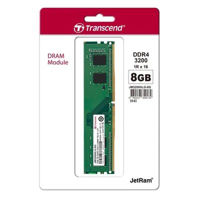Transcend JM3200HLB-8G  DDR4-3200 Unbuffered Long-DIMM 8GB RAM 3200 MHz - Image 1 of 4