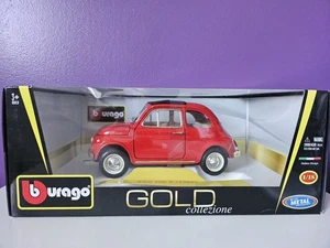 Fiat 500 F 1965 Rouge Red Burago 1/18 18-12020 - Photo 1/11