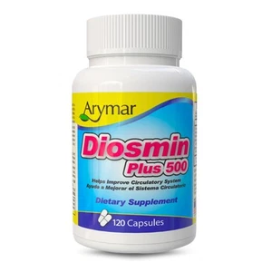 Diosmin Plus 500 - Nahrungsergänzungsmittel zur Unterstützung des Kreislaufsystems, 500 mg, 120 Kapseln - Bild 1 von 8