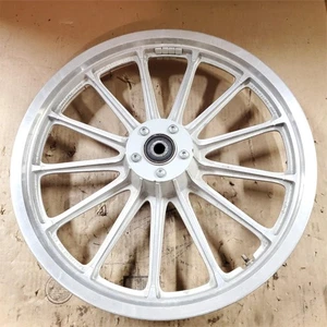 Front Mag Wheel 13 spoke Harley Sportster Dyna 00> OEM silver 3/4 Sealed FXD - Foto 1 di 10