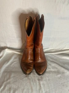 Vintage Tony Lama Leder Cowboystiefel Größe 9,5 D - Bild 1 von 6