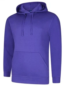 Uneek - Sweatshirt Hoodie Uniseks Deluks - 60% Kapas Ring Spun 40% Poliester - - Picture 1 of 1