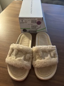 APL New Women’s Shearling Slide Sandals Champagne 8 NWT - Picture 1 of 7
