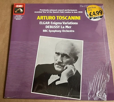 EH 29 1345 1 Elgar Enigma Debussy La Mer Toscanini SEALED - Image 1 of 2