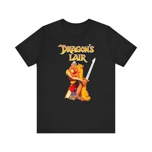 Dragons Lair Arcade SNES Retro Style Cover Art Unisex Trikot Kurzarm T-Shirt - Bild 1 von 50