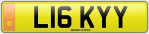 LECKY REG LUCKY L16 KYY NUMBER PLATE LEKKY LEKY REG LECK NO FEES LICKY UK REG - Picture 1 of 1