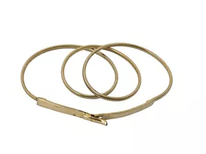 Cintura a spirale Anne Klein skinny tono oro - Foto 1 di 4