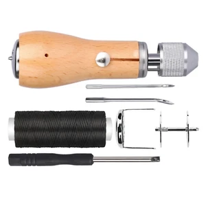 New Sewing Awl Tools Kit Leather Sail & Canvas Repair DIY Handmade Accessories H - Picture 1 of 9