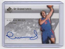 2003-04 SP Authentic Signatures Darko Milicic Auto Detroit Pistons #DM-A