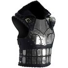 Medieval Knight Leather Armor LARP Leather Viking Breastplate with Hoodie ARMOR