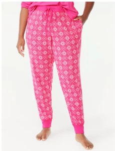 Jogspun Para Mujer Goffle Hacci Tejidos Dormir Rosa Caliente Talla Pequeña - Imagen 1 de 5