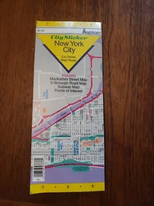 MAP City Slicker New York City: Manhattan Map 2003 Hagstrom Co. - Picture 1 of 3