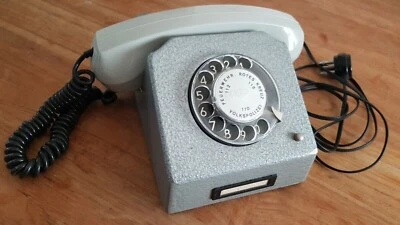 Telefono RFT IFT/W Industry in metallo vintage Da Collezione!!!RARO!!!No Safnat - Immagine 1 di 4