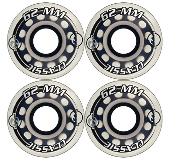KRYPTONICS CLASSIC 62MM 78A CLEAR Longboard Cruiser Skateboard Wheels