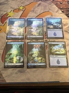 MTG Bloomburrow Foil Island Lot Of 6 Full Art/Regular Island! Foil Seasons ! - Picture 1 of 8