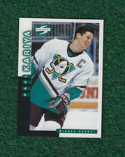 PAUL KARIYA - NHL HOF - 1997-98 SCORE - PROMO CARD # 84 - ANAHEIM DUCKS - NHL