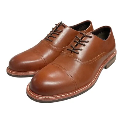 *NUEVO* Zapatos Oxford Kenneth Cole Reaction Para Hombre Puntera de Arcilla Coñac Talla 8.5 M Foto 1 de 4