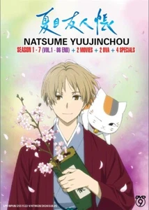 DVD Anime Natsume's Book of Friends Season 1-7 (1-86 End) +Movie +OVA SP English - Picture 1 of 12