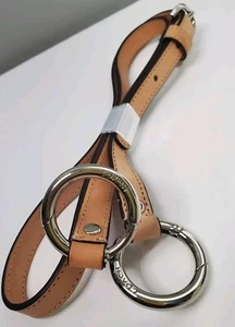 Coach natürliche Farbe Leder verstellbar Ersatz Crossbody Riemen Schlaufe Clip - Bild 1 von 9