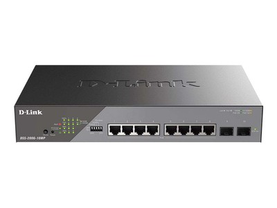 Dlink DSS-200G-10MP 10-port Gigabit Smart Man...