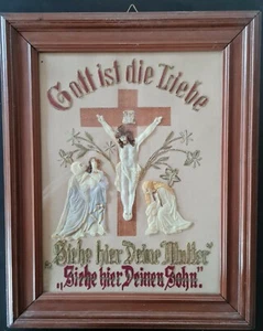 Heiligenbild von der Kreuzigung - Bild 1 von 2