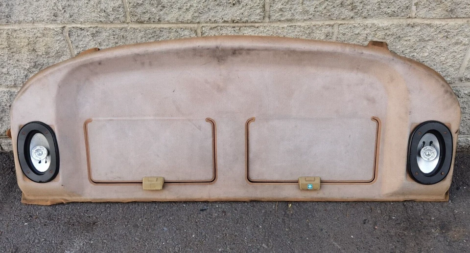 86-91 MERCEDES BENZ W126 560SEL SE/SD/L/SEL SEDÁN CUBIERTA TRASERA ALFOMBRADA OEM Foto 1 de 4