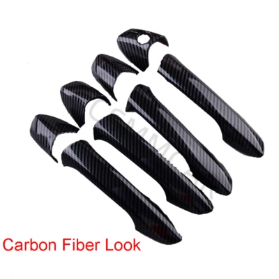Door Handle Cover Fit for Mercedes-Benz B Class W246 2012-2015 Carbon Fiber Look - Image 1 of 4