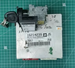Opel Tigra 1.4 Ecotec Engine Control Unit ECU 16214239 JS Start Kit Set + Key - Foto 1 di 5