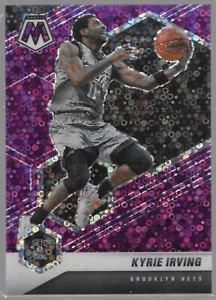 2020-21 Panini Mosaic Kyrie Irving /50 Mosaic Purple Prizm Brooklyn Nets #198 - Picture 1 of 4