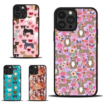 pitbull valentine dog love For Apple iPhone Samsung Galaxy S24 Unique case - Image 1 of 4