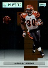 2007 Playoff NFL Playoffs Silver Metalized Football Card Pick