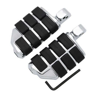 Rear Passenger Foot Pegs Footrests Rest for Yamaha XV750 Virago 750 1990-1997 Foto 1 de 4