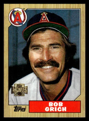 2001 Topps Archives #172 Bob Grich Card California Angels - Image 1 of 2