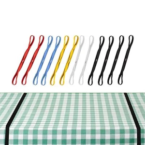 12 Piezas Mantel Elástico Correa Bandas Mesa Bungees para Picnic Camping Boda - Imagen 1 de 9