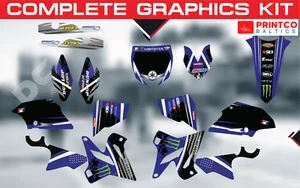 Yamaha YZ YZF 125 250 450  2013-2025 complete graphics kit 21 mil - Picture 1 of 9