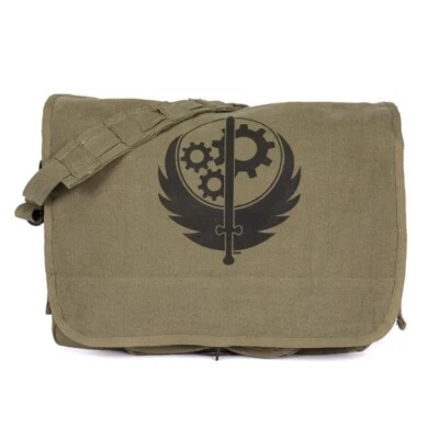 Fallout Canvas Brotherhood of Steel Messenger Bag by Thinkgeek *NEW & UNOPENED* - Image 1 of 4