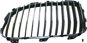 09-14 BMW 335is Conv & Coupe Front Bumper Grille Left Chrome OEM 51137254971 - Picture 1 of 11