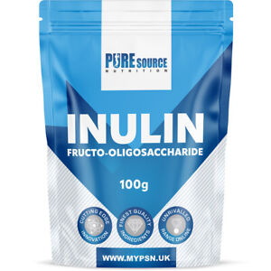 Pure Source Nutrition Pure 100% Inulin Powder Unflavoured 250g / 500g / 750g/1kg