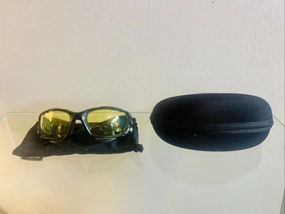 Occhiali da sole Oakley Jawbone O4-207 montatura nero opaco icone argento USA 62/18 - Immagine 1 di 4