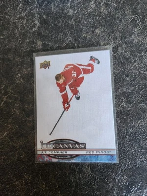 2025-26 Upper Deck Series 1 Canvas J.T. Compher Card# C-28 - Image 1 of 2